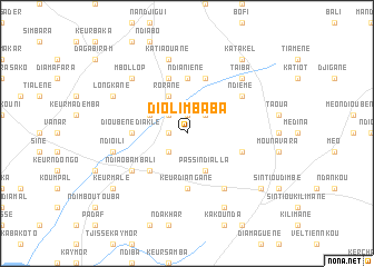 map of Dioli Mbaba