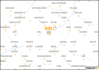 map of Dioli
