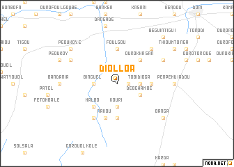 map of Diolloa