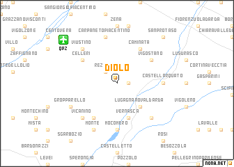 map of Diolo