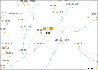 map of Diomaï