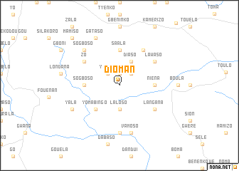 map of Dioman