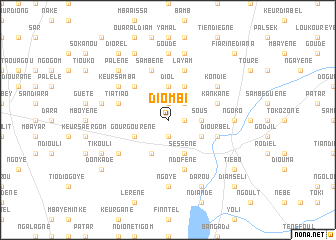 map of Diomb I