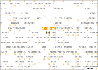 map of Diomoye