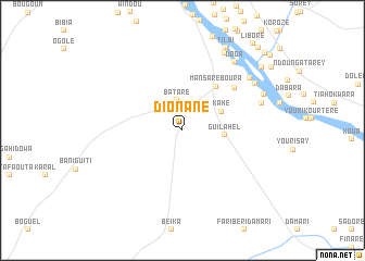 map of Dionané