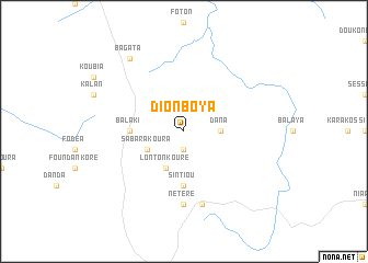 map of Dionboya