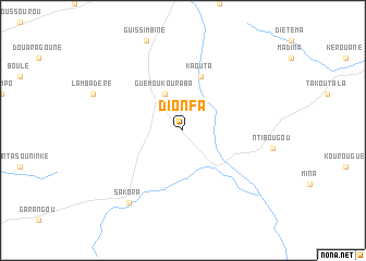 map of Dionfa