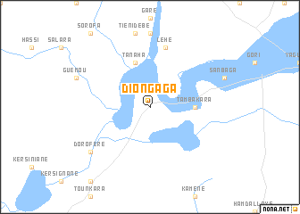 map of Diongaga