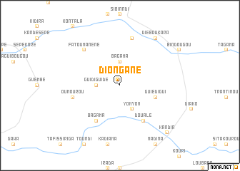 map of Diongané