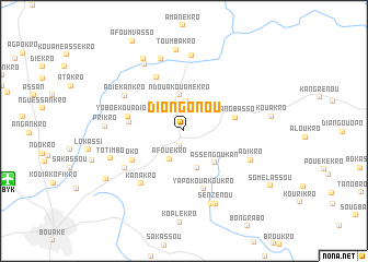 map of Diongonou