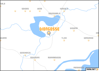 map of Diongossé