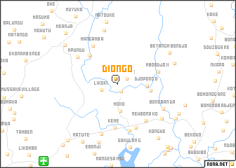 map of Diongo