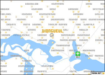 map of Diongueul