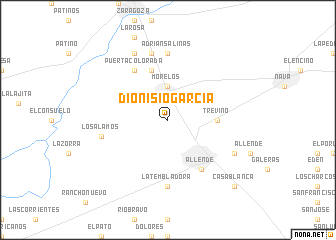 map of Dionisio García