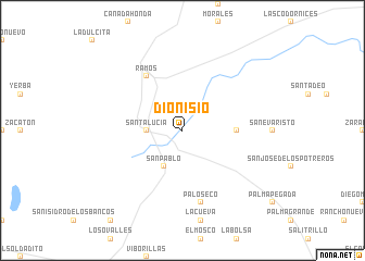 map of Dionisio