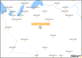 map of Dionroumbo