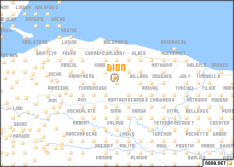 map of Dion