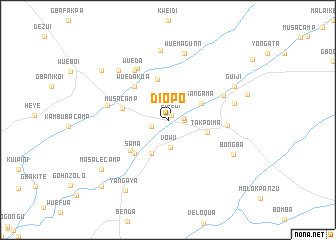 map of Diopo