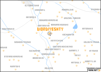 map of (( Diordiyeshty ))