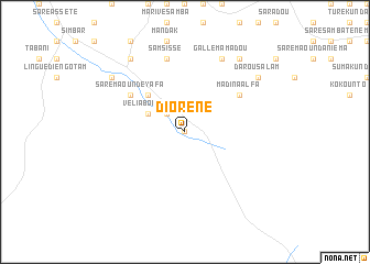 map of Diorène