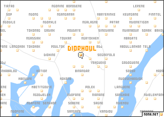 map of Diorhoul