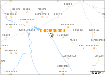 map of Dioribougou