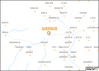 map of Dioroko