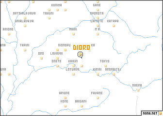 map of Dioro