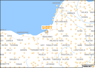 map of Diory