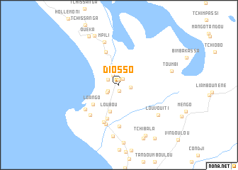 map of Diosso