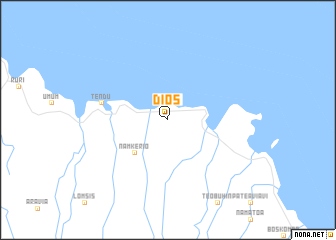 map of Dios