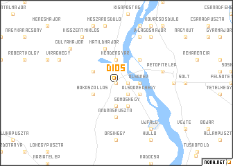 map of Diós