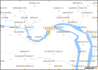 map of Diós