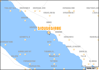 map of Dioudé Diabé