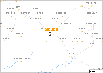 map of Dioudé