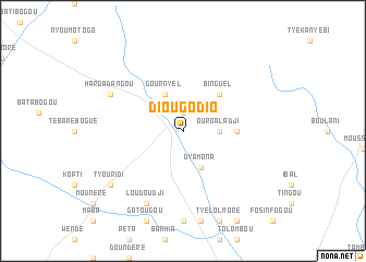 map of Diougodio