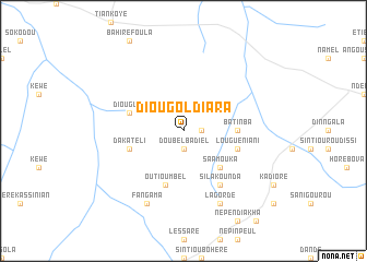 map of Diougol Diara