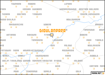 map of Dioulanpara