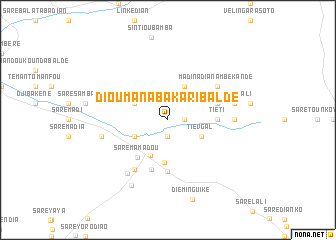 map of Dioumana Bakari Baldé