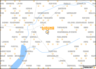 map of Diouma