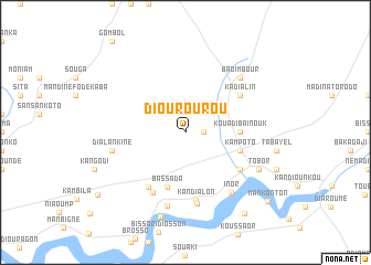 map of Diourourou