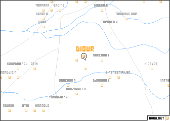 map of Diour