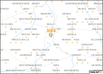 map of Diou