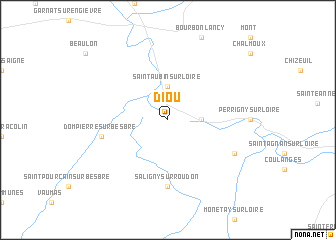 map of Diou