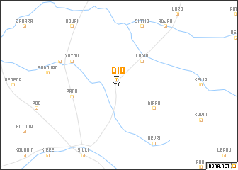 map of Dio