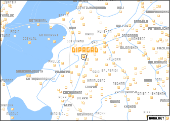 map of Dipa Gād