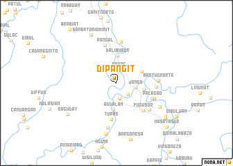 map of Dipangit