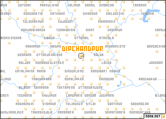 map of Dipchāndpur