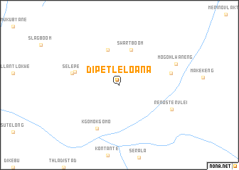 map of Dipetleloana