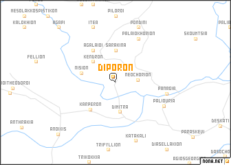 map of Díporon